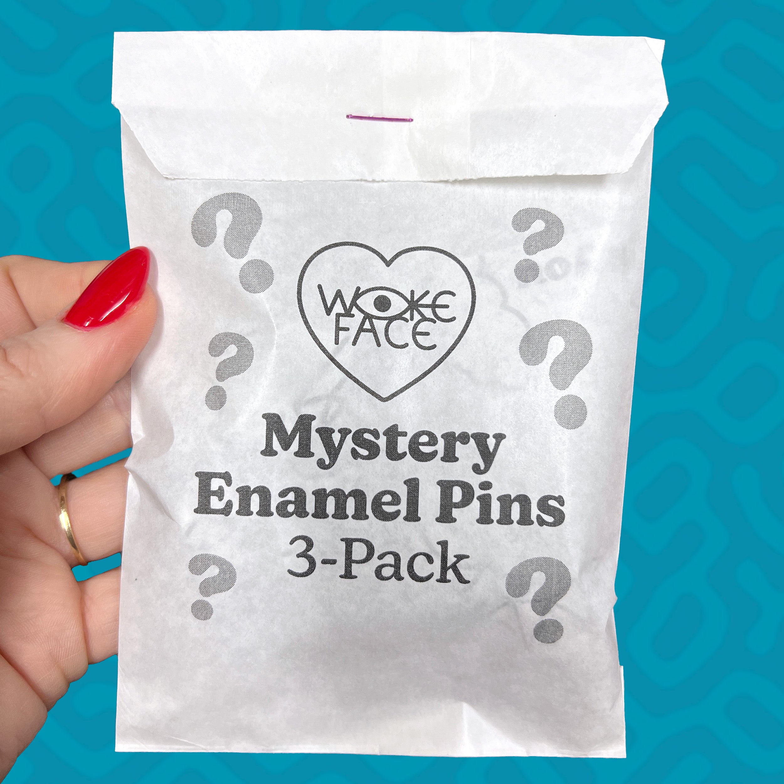 Mystery Enamel Pins 3-Pack Blind Bag