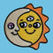 Parche de sol y luna