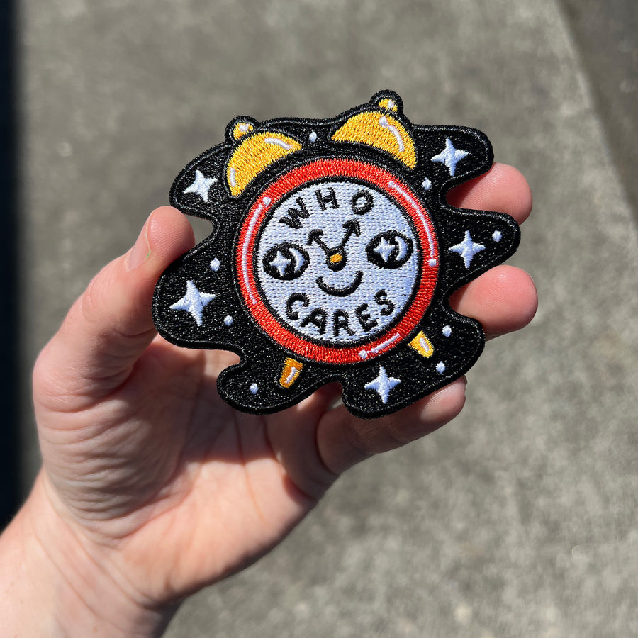 Who Cares Clock Patch