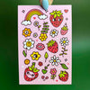 Strawbebby Postcard