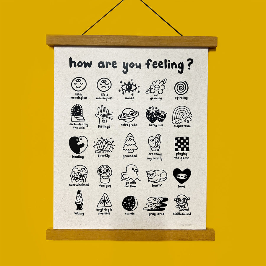 Feelings Chart Print