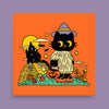 Trick-or-Treat Cat Print