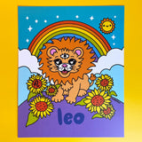 Zodiac Leo Print