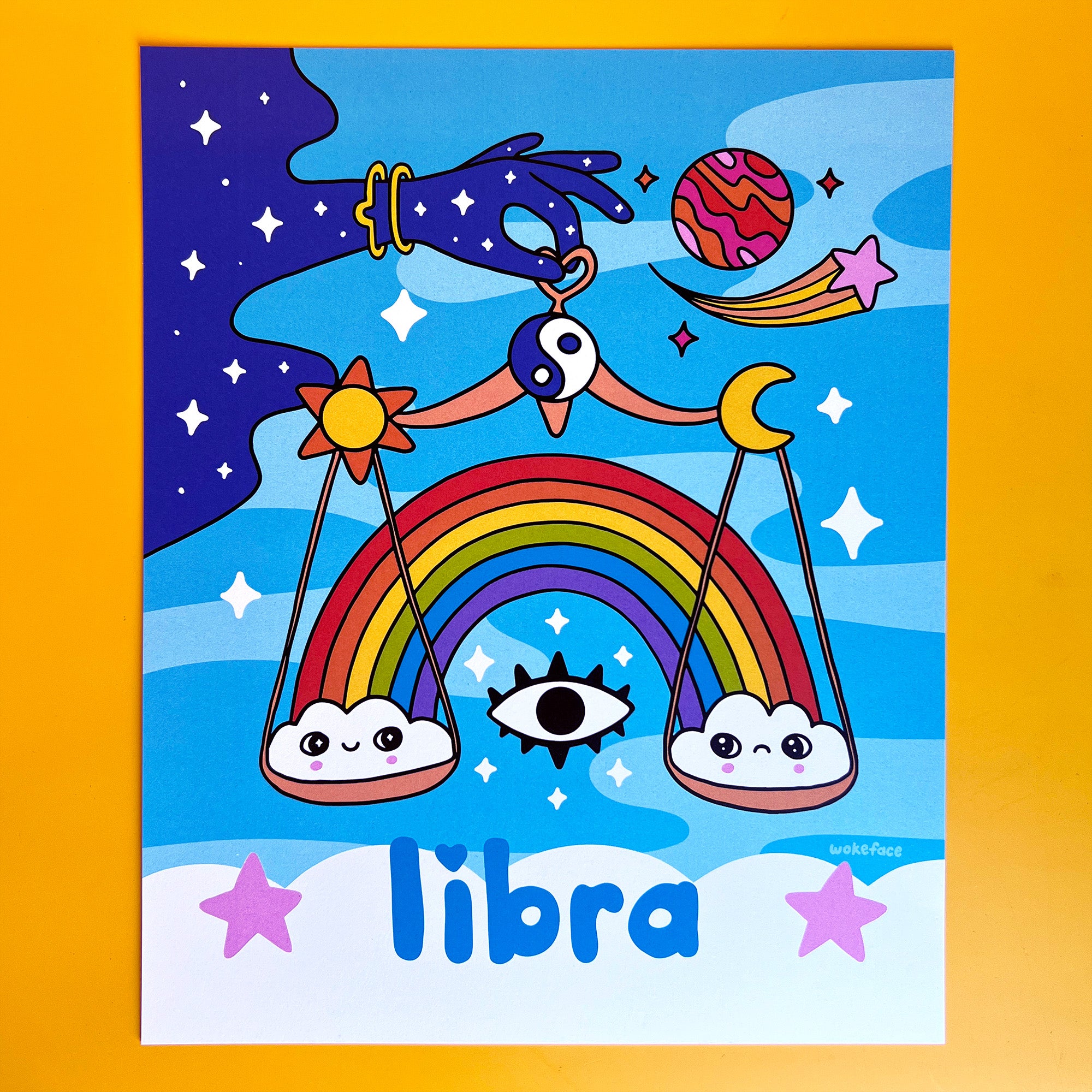 Lámina zodiacal de Libra