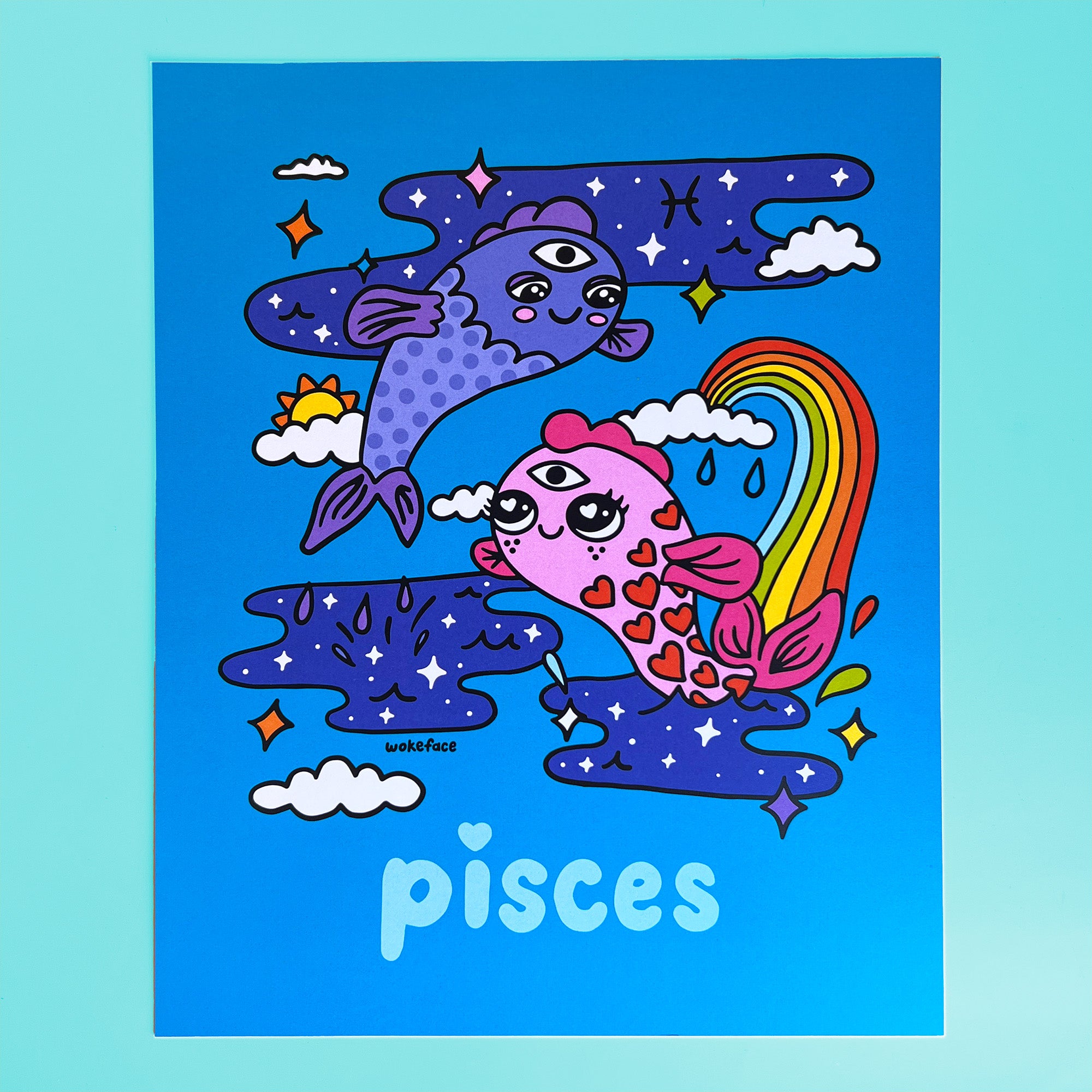 Impresión Zodiaco Piscis