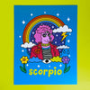 Grabado del zodiaco Escorpio