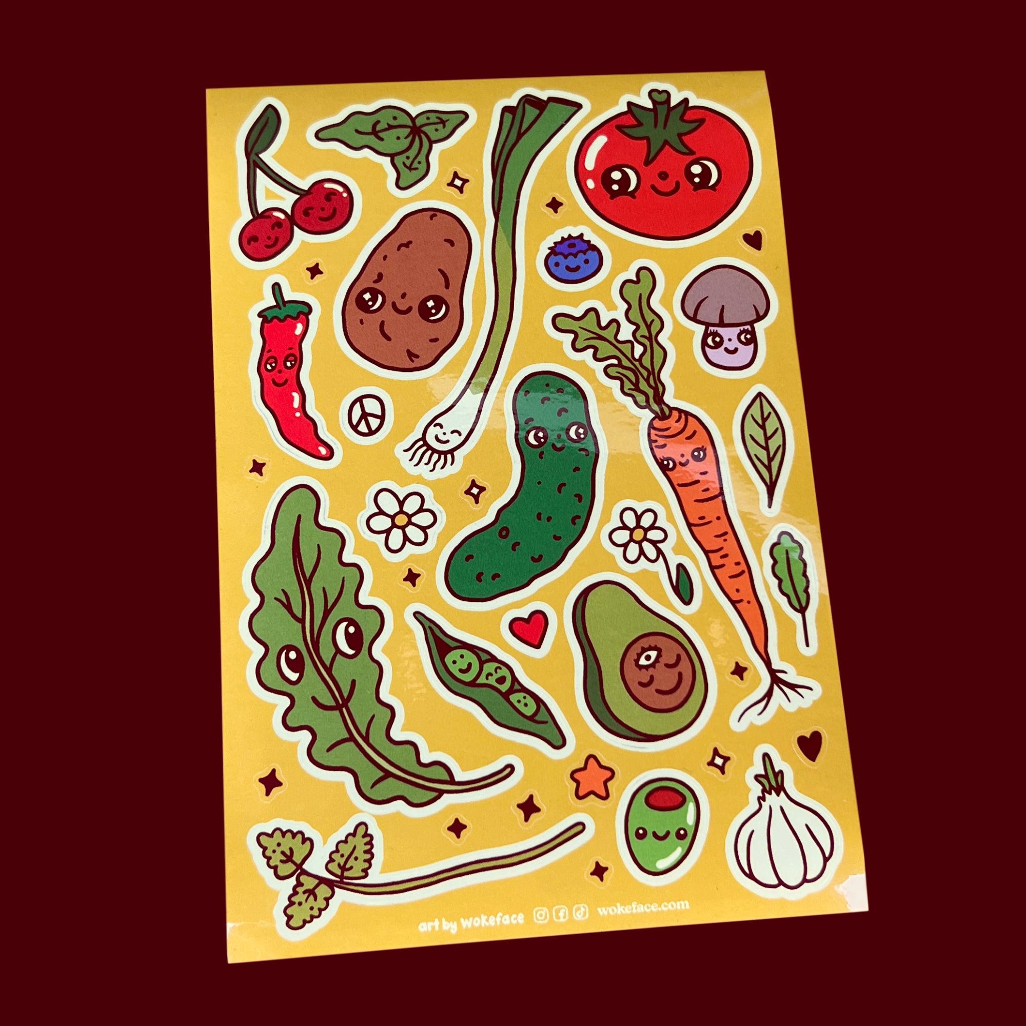 Vegetables Sticker Sheet