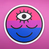 Bisexual Flag Wokeface Sticker