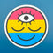 Pansexual Flag Wokeface Sticker