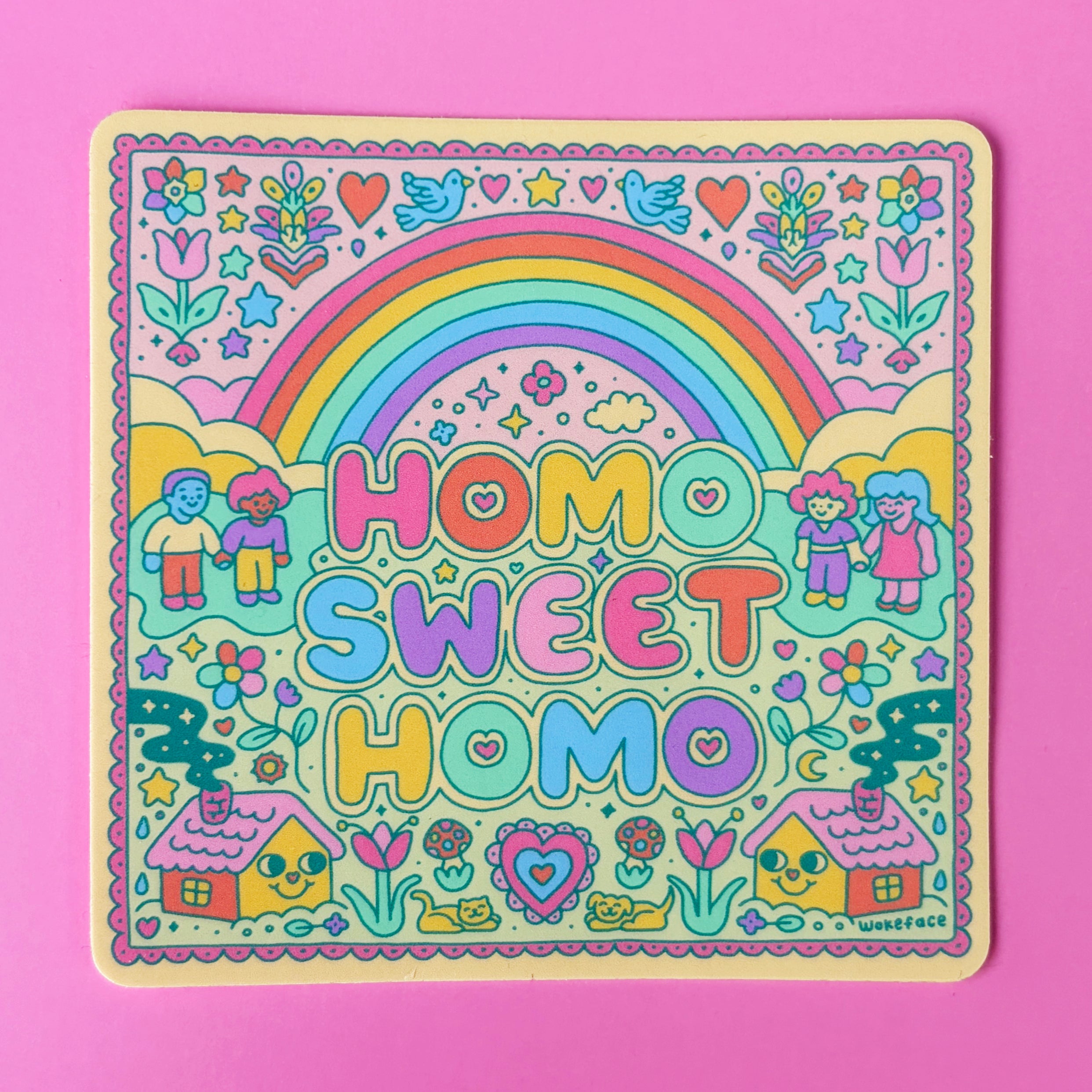 Homo Sweet Homo Sticker