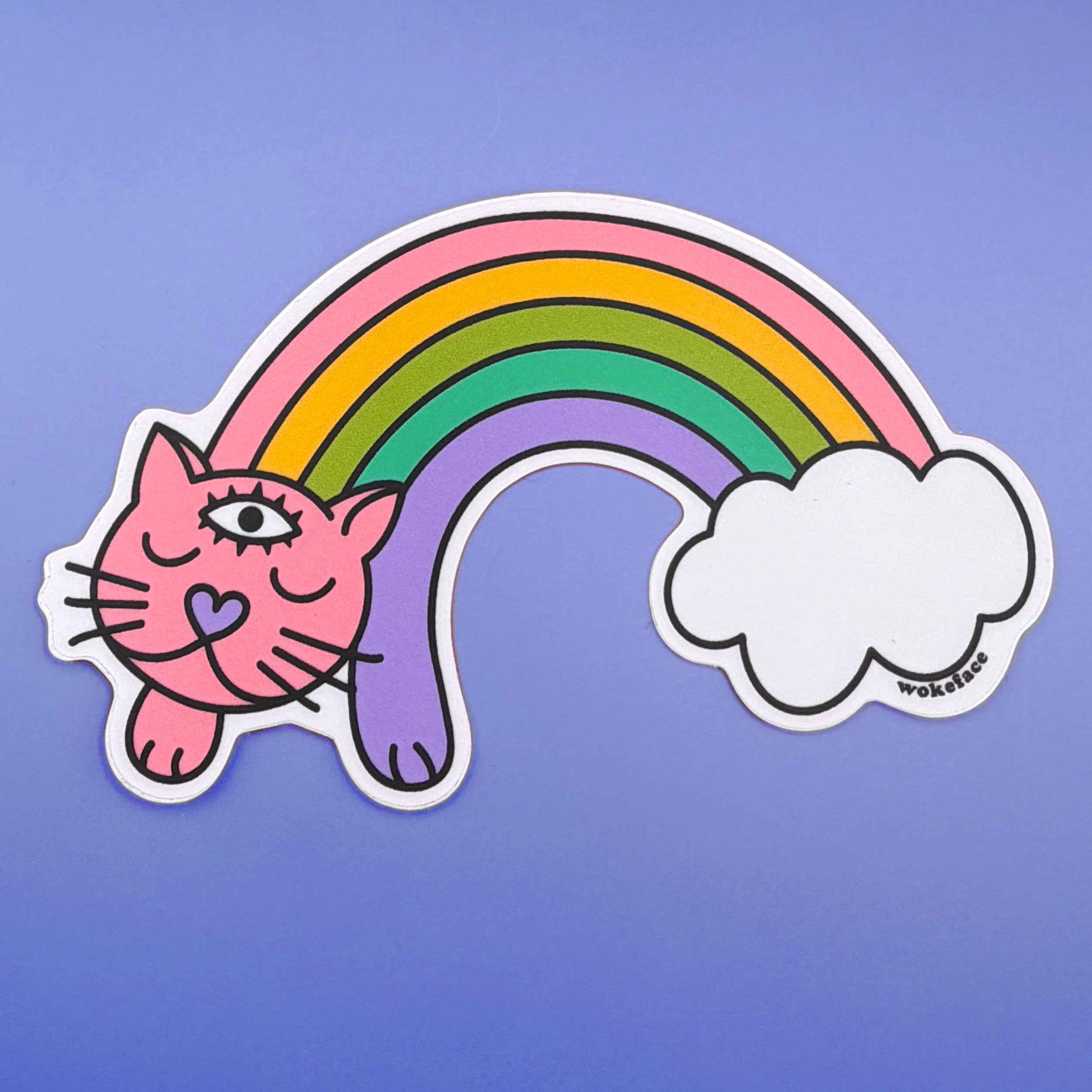 Rainbow Cat Sticker