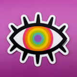 Rainbow Eye Sticker