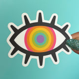 Rainbow Eye Sticker