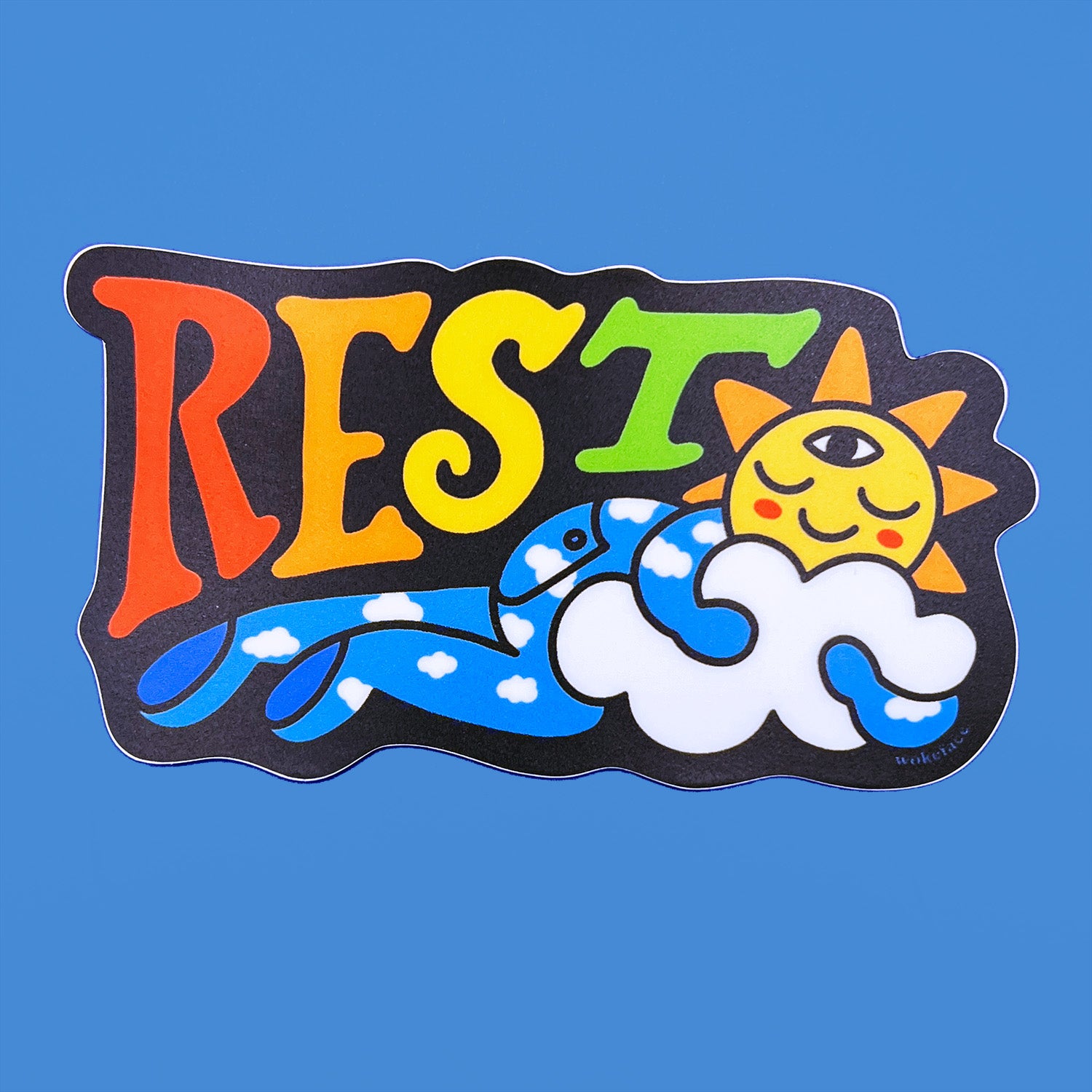 Rest Sticker – Wokeface
