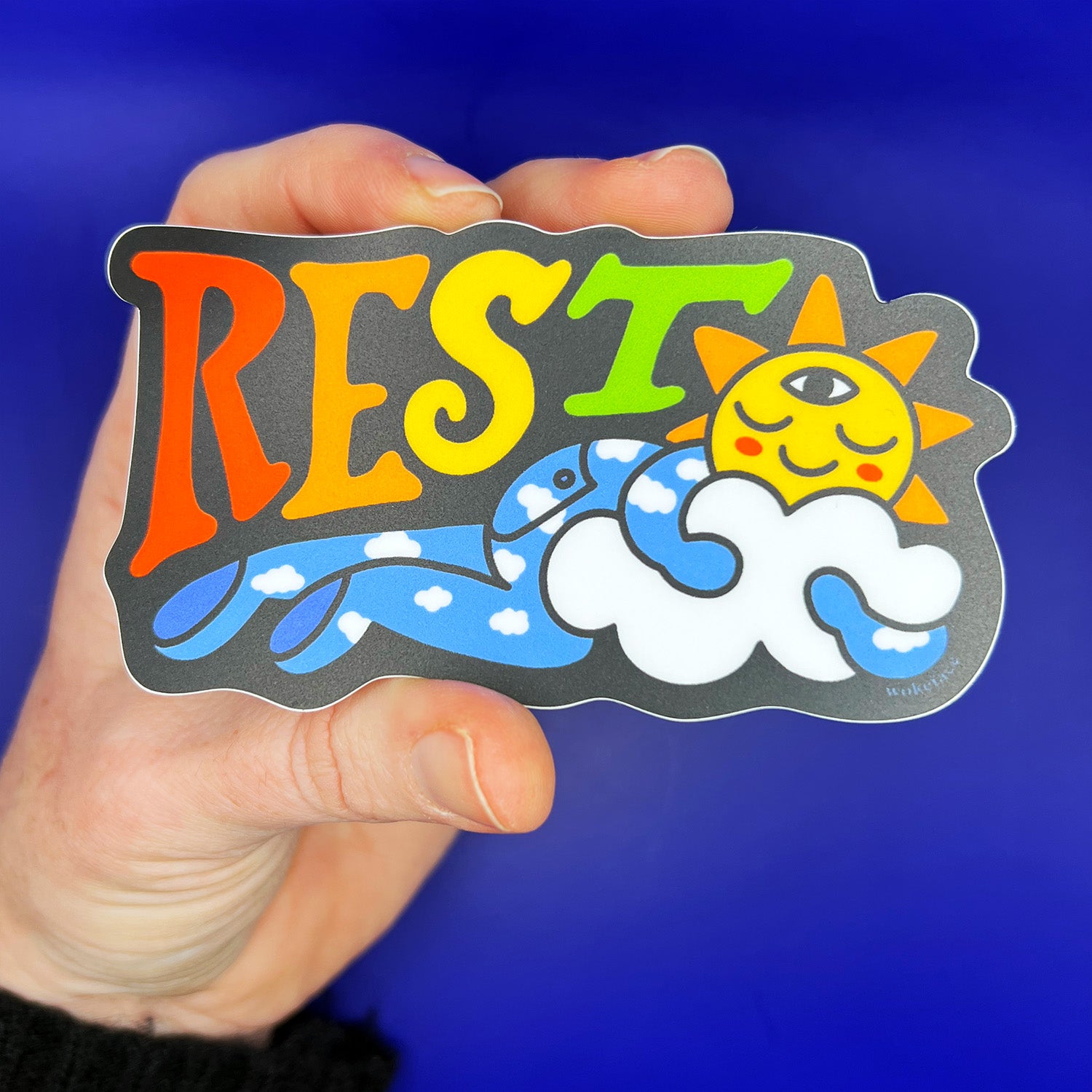 Rest Sticker – Wokeface