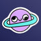 Retrograde Planet Sticker