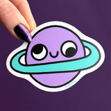Pegatina de planeta retrógrado