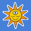 Pegatina de sol