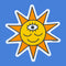 Pegatina de sol
