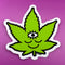 Tokeface Cannabis Sticker