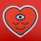 Pegatina de corazón