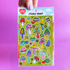 Hoja de pegatinas Funguys