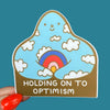 Pegatina de Conservar el Optimismo