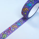 Disco Cats Pawty Washi Tape