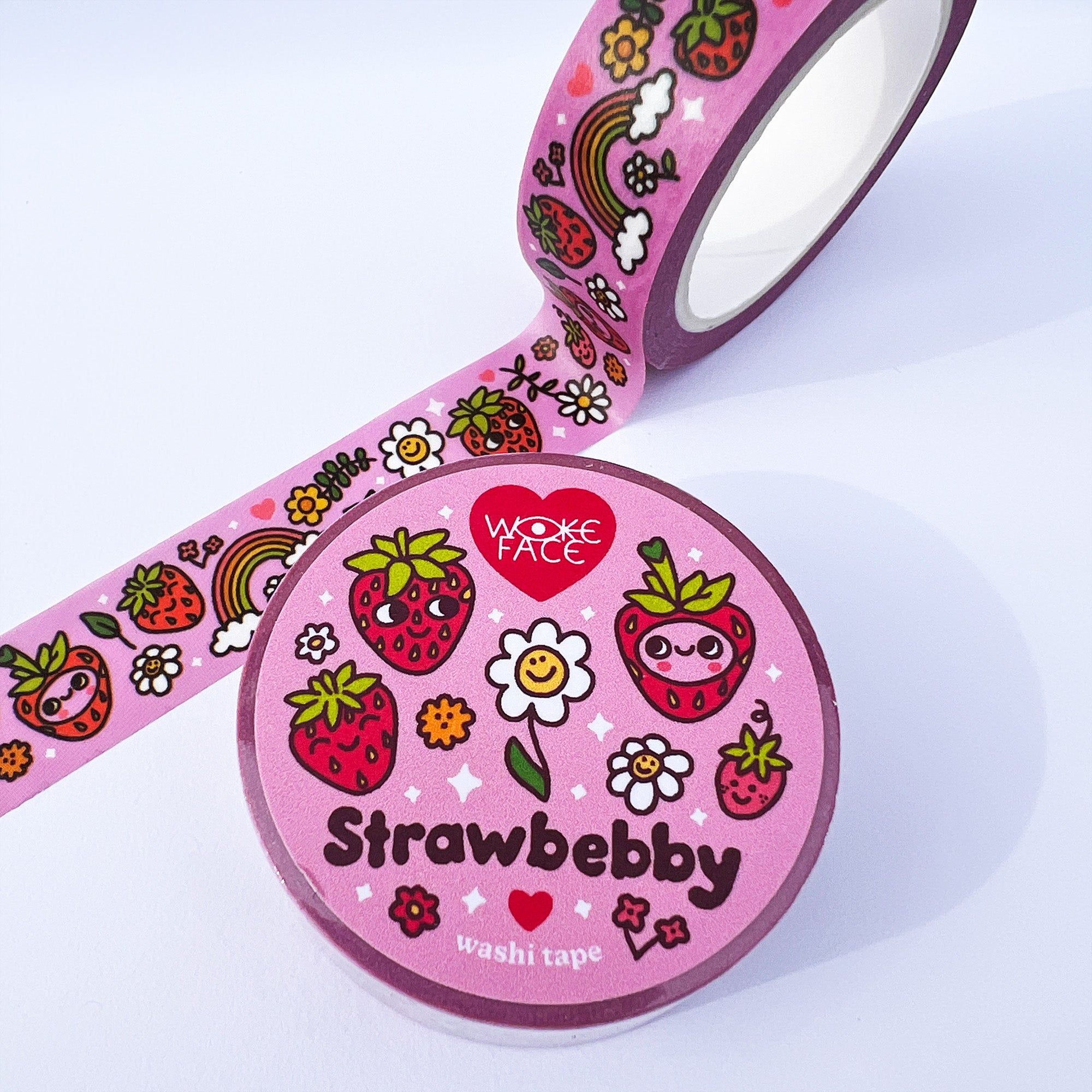 Cinta Washi de Fresa
