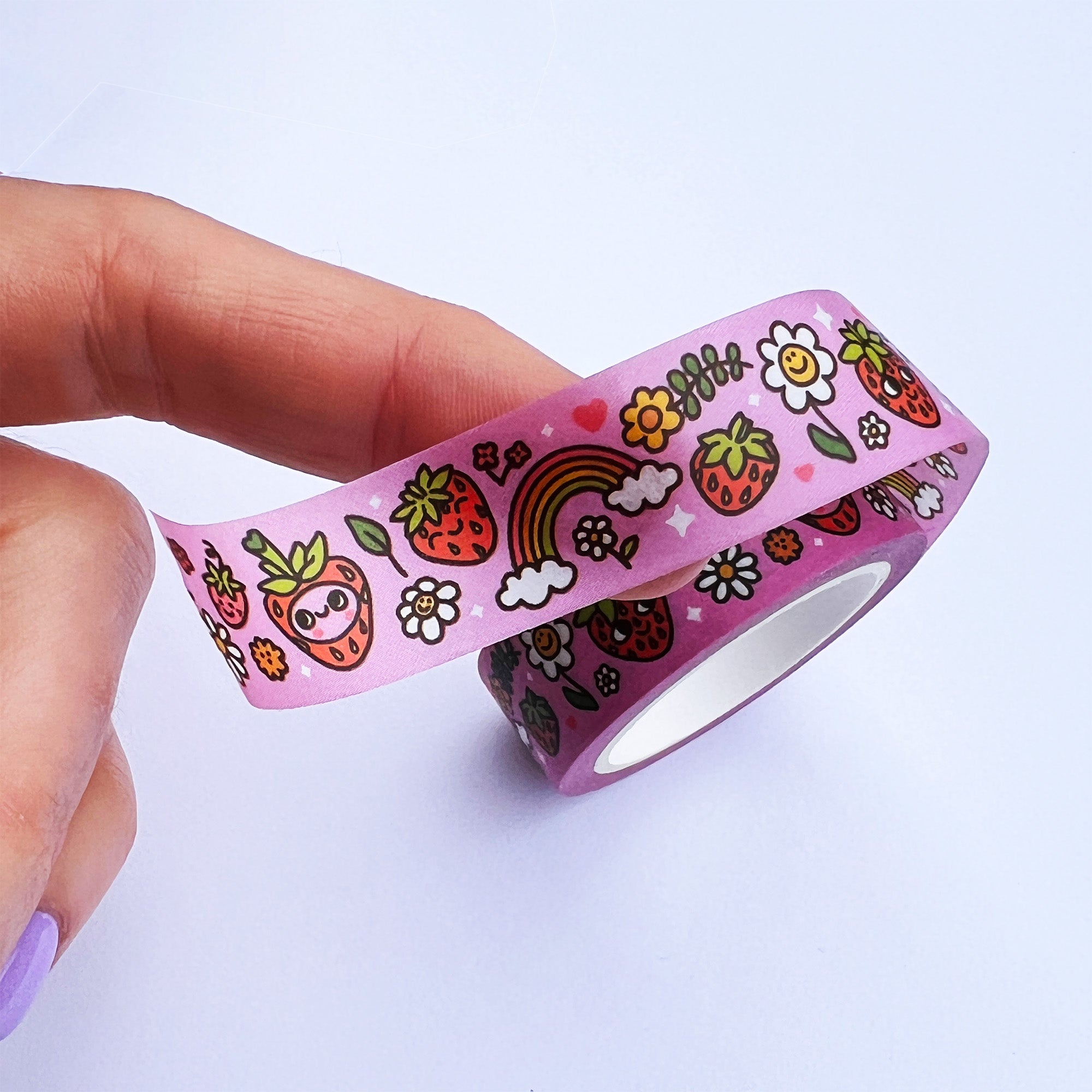 Cinta Washi de Fresa