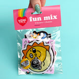 Paquete de pegatinas Fun Mix