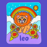 Pegatina del Zodíaco Leo