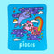 Pegatina de Símbolo Zodiacal Piscis