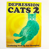 Libro para colorear de Gatos Deprimidos 2