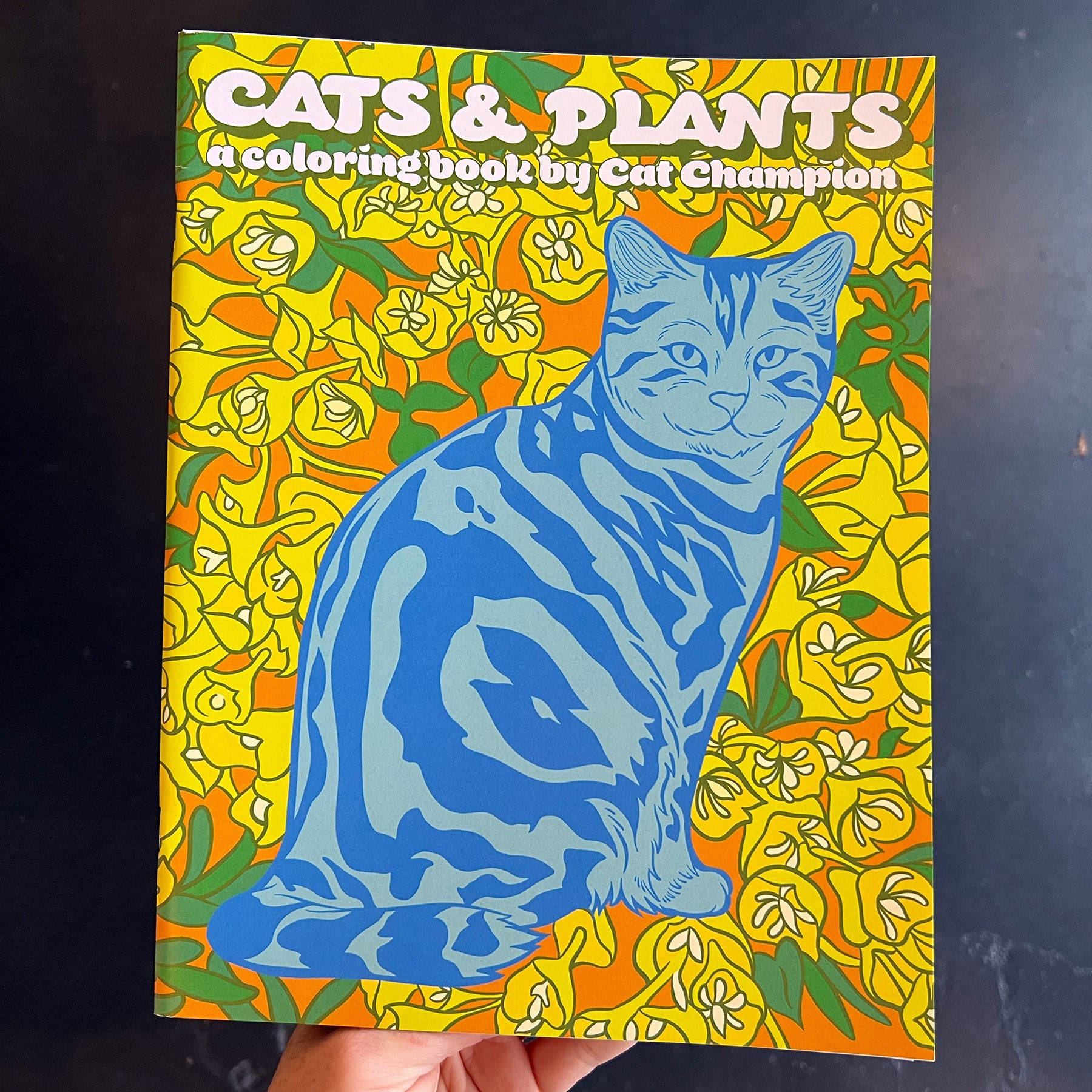 Cats & Plants Coloring Book