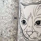 Cats & Plants Coloring Book
