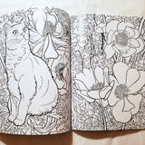 Cats & Plants Coloring Book