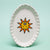 Ceramic Sun Oval Dish