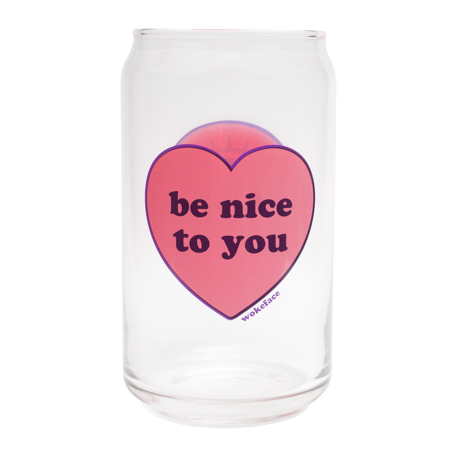 Wokeface BNTY Glass - Pink/Purple