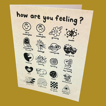 Feelings Chart Greeting Card