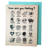 Feelings Chart Greeting Card