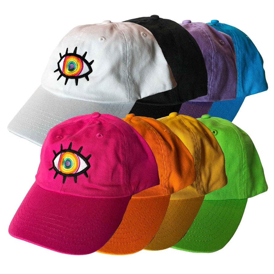 Rainbow Eye Hat