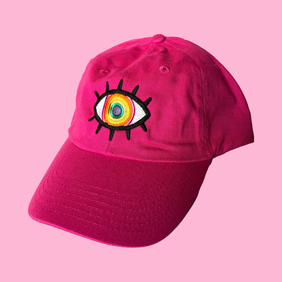Rainbow Eye Hat