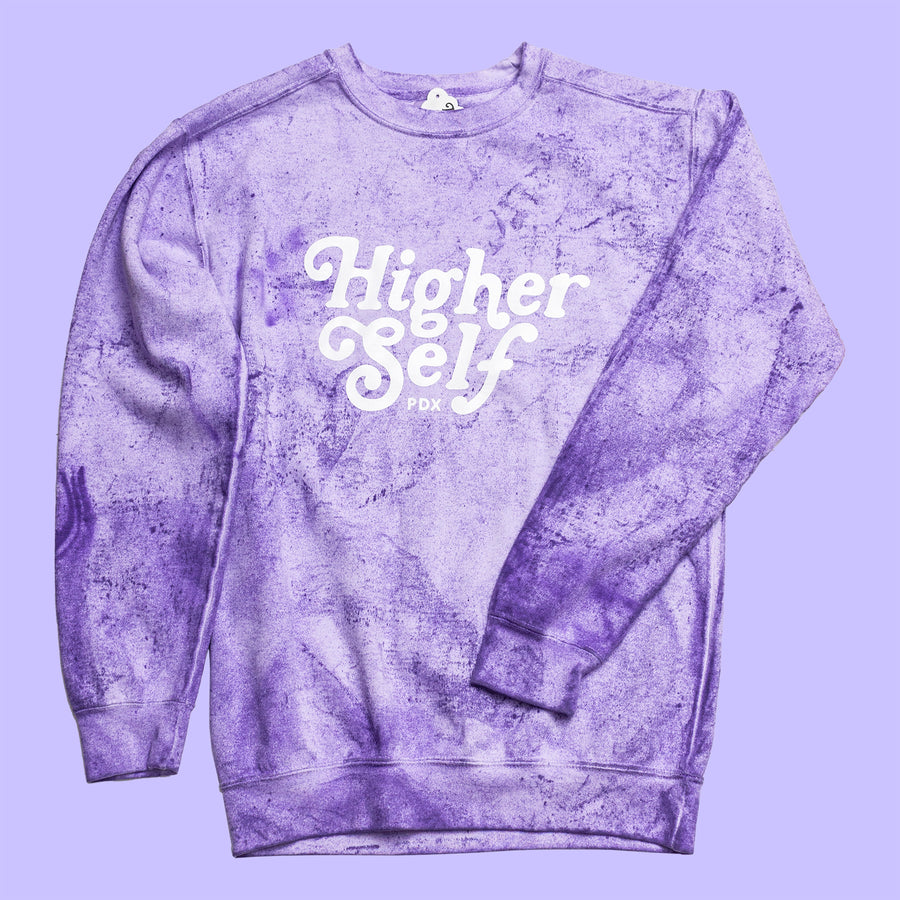 Higher Self Logo Sweatshirt - Amethyst