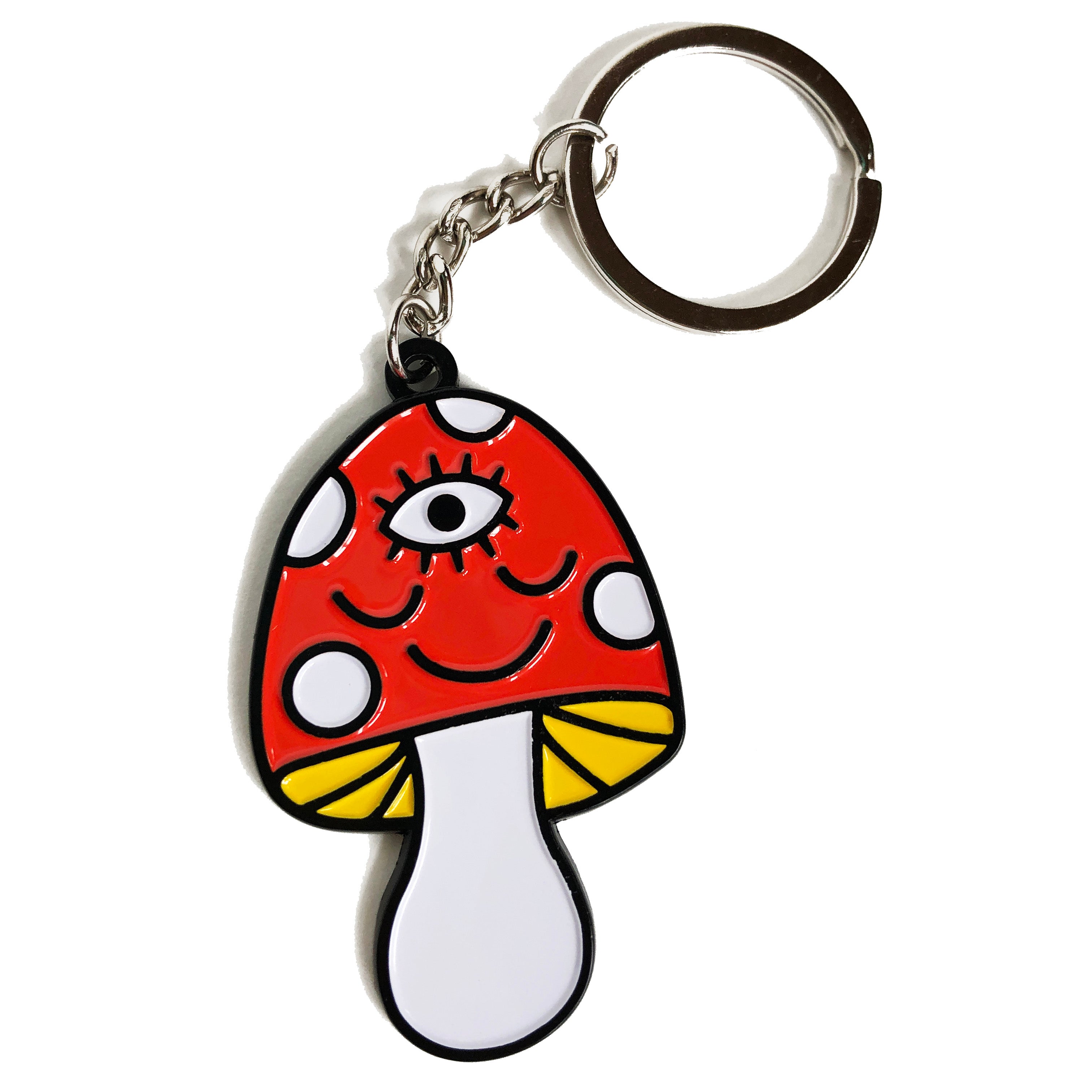 Mushroom Best Friends Rainbow Keychains - 5 Pack