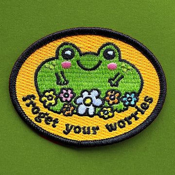 Froget Your Worries Frog Patch