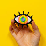 Parche ocular arcoíris