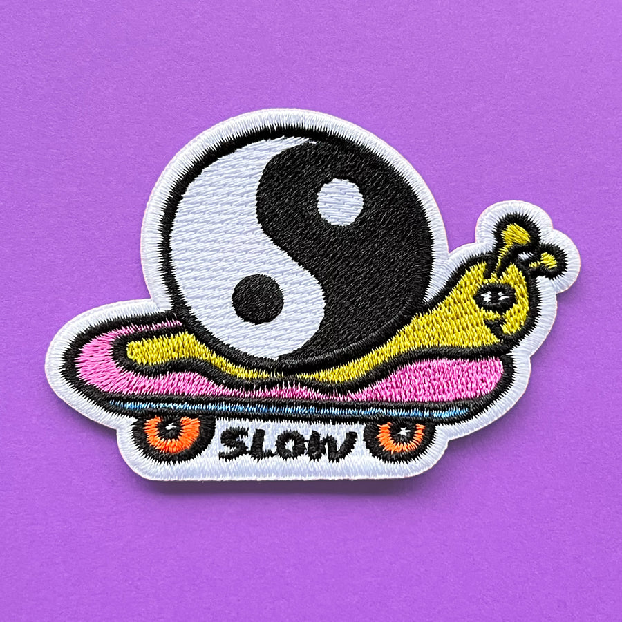 Slow Snail Skateboard Patch