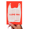Tarjeta postal "Te quiero"