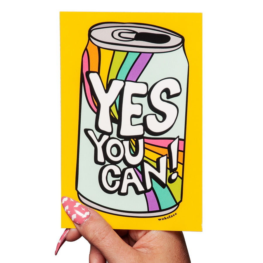 Yes You Can Postcard